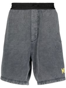 DSQUARED2 short de sport à logo imprimé - Gris