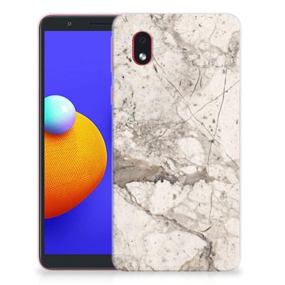 Samsung Galaxy A01 Core | TPU | Siliconen hoesje | Marmer Beige