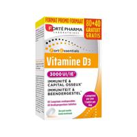 Forté Pharma Vitamine D3 3000 IE 120 Capsules - thumbnail