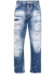 DSQUARED2 jean à coupe cigarette - Bleu