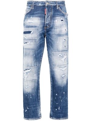 DSQUARED2 jean à coupe cigarette - Bleu