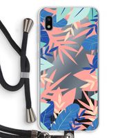 Tropisch: Samsung Galaxy A10 Transparant Hoesje met koord