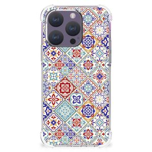 iPhone 15 Pro Anti-Shock Hoesje Tiles Color