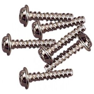 Screws, 3x15mm washerhead self-tapping (6)