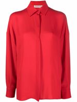 Valentino Garavani chemise à design à empiècements - Rouge