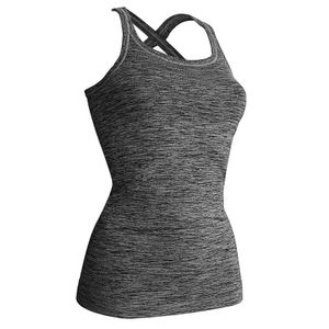 Kidneykaren Yoga Singlet M Antraciet Melange