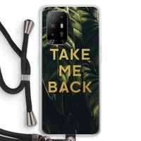 Take me back: Oppo A95 5G Transparant Hoesje met koord