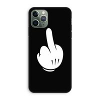 Middle finger black: iPhone 11 Pro Tough Case