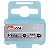 KS Tools 910.2365 9102365 Torx-bit TB 40 RVS V2A Roestvast C 6.3 5 stuk(s)