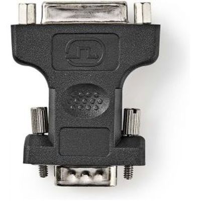VGA - DVI-Adapter | VGA Male - DVI-I 24+5-Pins Female | Zwart [CCGB32901BK]