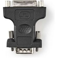 VGA - DVI-Adapter | VGA Male - DVI-I 24+5-Pins Female | Zwart [CCGB32901BK]