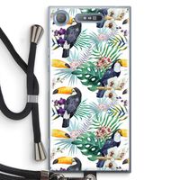 Tukans: Sony Xperia XZ1 Transparant Hoesje met koord