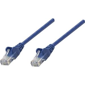 Intellinet 735773 RJ45 Netwerkkabel, patchkabel CAT 6 S/FTP 10.00 m Blauw Vergulde steekcontacten 1 stuk(s)