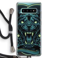 Cougar and Vipers: Samsung Galaxy S10 Plus Transparant Hoesje met koord