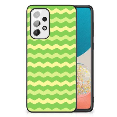 Samsung Galaxy A73 Back Case Waves Green