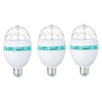 6x Stuks disco lampen/lichten E27 fitting 360 graden roterend