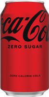 Coca-Cola Zero frisdrank, fat blik van 33 cl, pak van 24 stuks - thumbnail