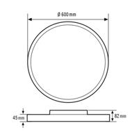 ESYLUX EO10850653 EO10850653 LED-plafondlamp LED Wit - thumbnail