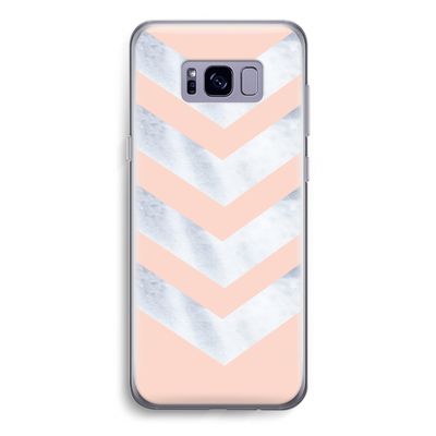 Marmeren pijlen: Samsung Galaxy S8 Transparant Hoesje