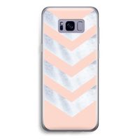Marmeren pijlen: Samsung Galaxy S8 Transparant Hoesje