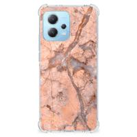 Xiaomi Redmi Note 12 5G Anti-Shock Hoesje Marmer Oranje