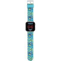 Disney Stitch LED Horloge Blauw Disney Stitch LED Horloge Blauw