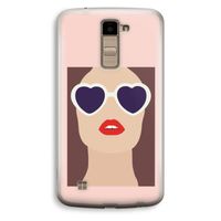 Red lips: LG K10 (2016) Transparant Hoesje