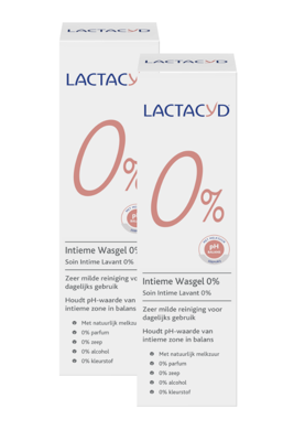 Lactacyd Intieme Wasgel 0% Multiverpakking