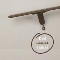 Tweedekans Trapleuning rechthoekig 40x10 mm brons Tweedekans Trapleuning rechthoekig 40x10 mm brons