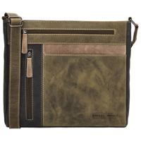 Hide & Stitches Schoudertas Himalaya Olijf
