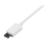 StarTech.com 0,5 m witte micro USB-kabel A naar micro B - thumbnail