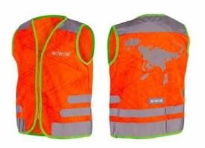 Wowow Reflectievest kids nutty jacket maat s oranje