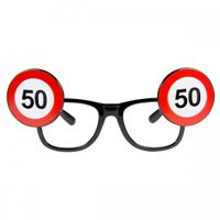 Bril verkeersbord 50 jaar - thumbnail