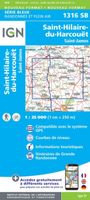 Wandelkaart - Topografische kaart 1316SB St-Hilaire-du-Harcouët | IGN - Institut Géographique National - thumbnail