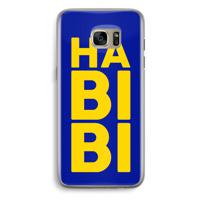 Habibi Blue: Samsung Galaxy S7 Edge Transparant Hoesje