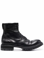 Premiata bottines en cuir poli - Noir - thumbnail