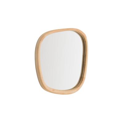 Kave Home Organische Spiegel 'Alura' Teakhout, 45 x 47cm