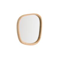 Kave Home Organische Spiegel 'Alura' Teakhout, 45 x 47cm