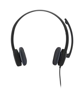 Logitech H151 On Ear headset Computer Kabel Stereo Zwart Ruisonderdrukking (microfoon), Noise Cancelling Volumeregeling, Microfoon uitschakelbaar (mute)