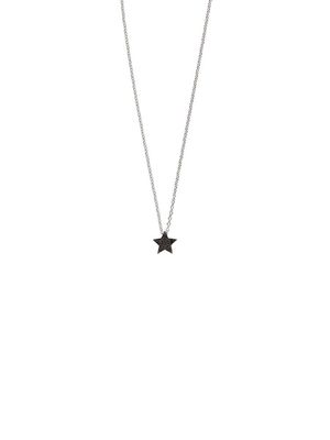 ALINKA collier Stasia en or blanc 18ct à mini pendentif orné de diamants - Argent
