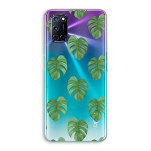 Monstera leaves: Oppo A92 Transparant Hoesje