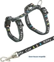 Trixie kittentuig junior met riem kitty cat assorti Trixie kittentuig junior met riem kitty cat assorti