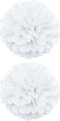 Pompons Wit