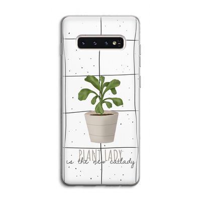Kamerplant op vensterruit: Samsung Galaxy S10 4G Transparant Hoesje