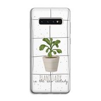 Kamerplant op vensterruit: Samsung Galaxy S10 4G Transparant Hoesje