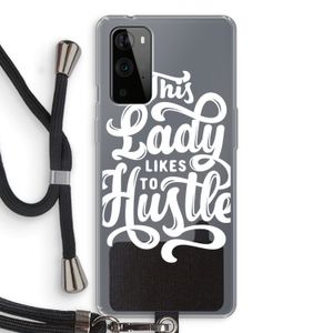 Hustle Lady: OnePlus 9 Pro Transparant Hoesje met koord
