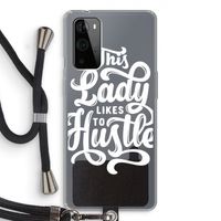Hustle Lady: OnePlus 9 Pro Transparant Hoesje met koord