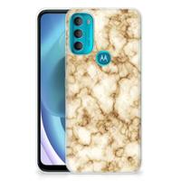 Motorola Moto G71 5G | TPU | Siliconen hoesje | Marmer Goud