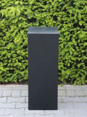 Sokkel light cement, zwart, 80x40x40 cm