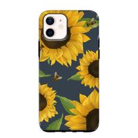 Sunflower and bees: iPhone 12 mini Tough Case